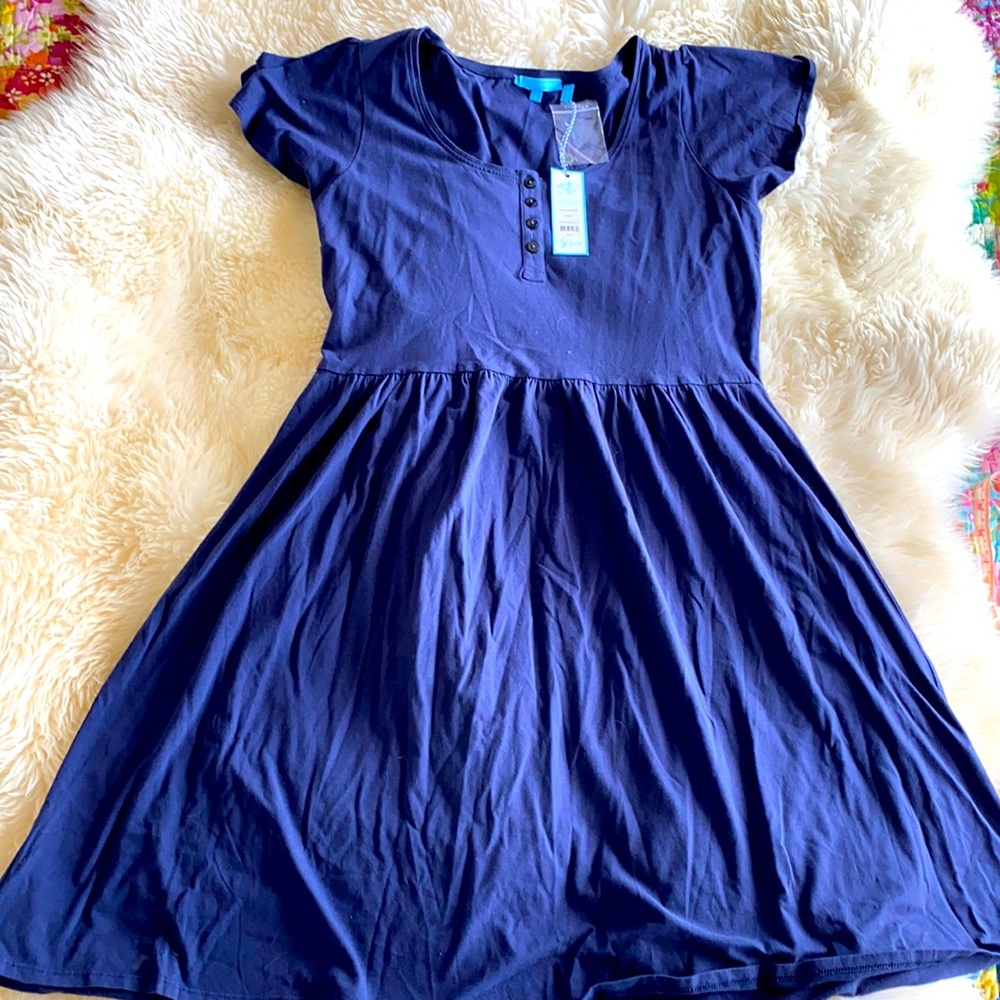 Blue t shirt dress